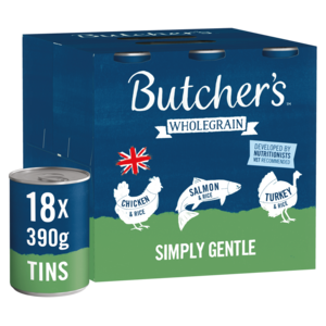 Butchers Simply Gentle Wet Dog Food Cans 18 x 390g